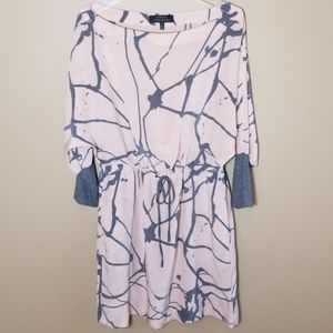 Robert Rodriguez Silk Blush Dolman Dress, sz 12.
